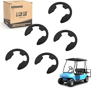 10L0L Golf Cart Brake Cable Retainer Rings Compatible with Club Car 1981- up & EZGO 1977- up G&E Golf Cart Models, OEM# 1011779 12305-G1