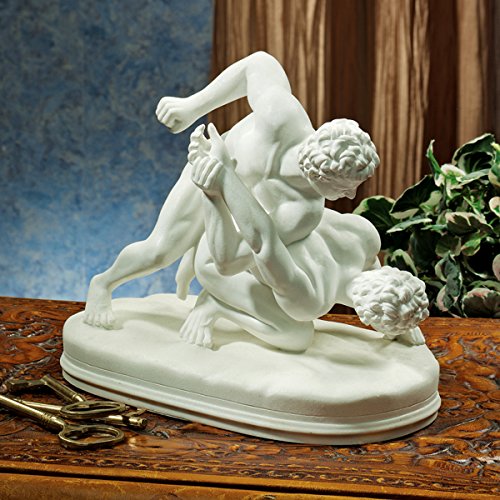 Estatua de Luchadores Griegos Helenísticos 9 in miniatura 4