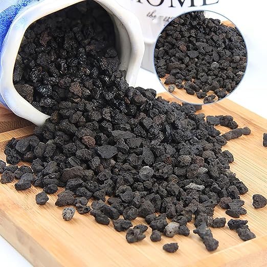 Image of VAYINATO Aquatic Remedies Wild Lava Pure Black 5Kg | Special Edition Black Volcano Gravel for Planted Aquarium, Aquascaping & Garden Plants | Natural Porous Lava Substrate for Fish & Shrimp Tanks