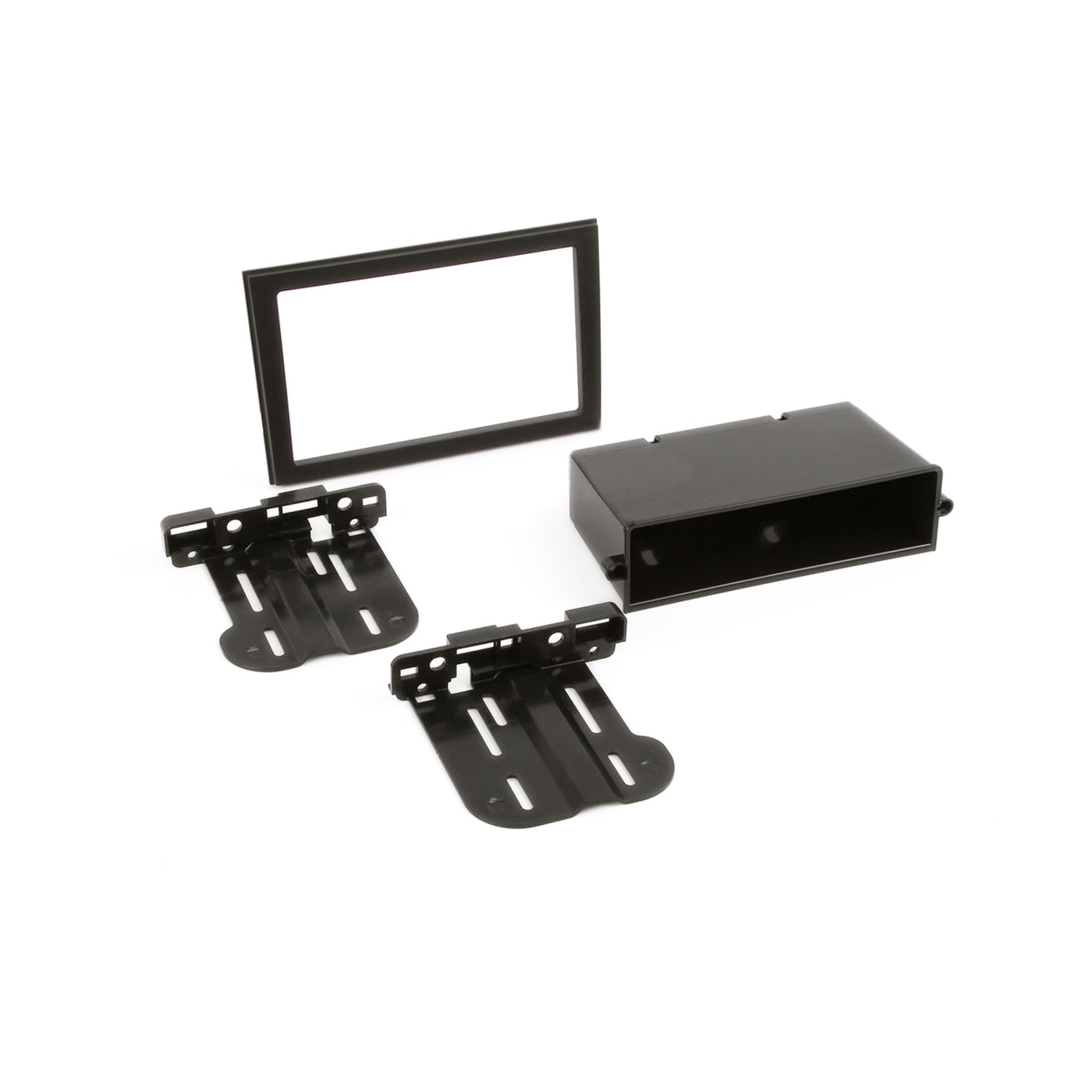 Scosche GM1598AB Double DIN or Single DIN with Pocket Radio Installation Dash Kit Compatible with Select 2006-19 GM Vehicles - Car Stereo Install Kit - See Fit Guide in Images to Verify Your Vehicle