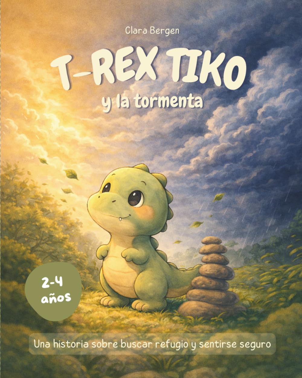 T-Rex Tiko - El pequeño dino y la tormenta: Una aventura de dinosaurios sobre el refugio, el valor y la fuerza del cariño. Un cuento para leer en voz ... de 3 años. (Las Aventuras de T-Rex Tiko)
