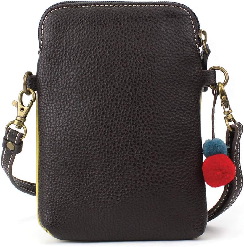 CHALA Farm Animal Collection Cell Phone Crossbody Purse-Women PU Leather/Canvas Multicolor Handbag with Adjustable Strap - Image 2