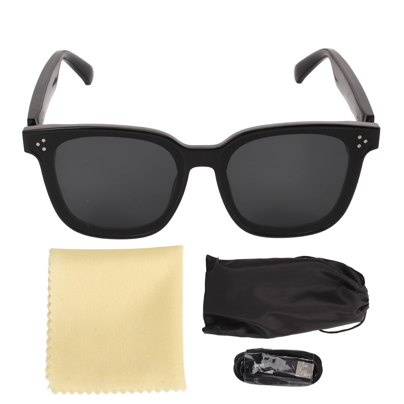 Gafas Inteligentes Inalámbricas Gafas De Voz Táctiles Gafas De Sol con Montura De Sonido Audio Unisex Gafas De Sol Bluetooth Inteligentes Gafas De Sol Bluetooth con Orejas Abiertas