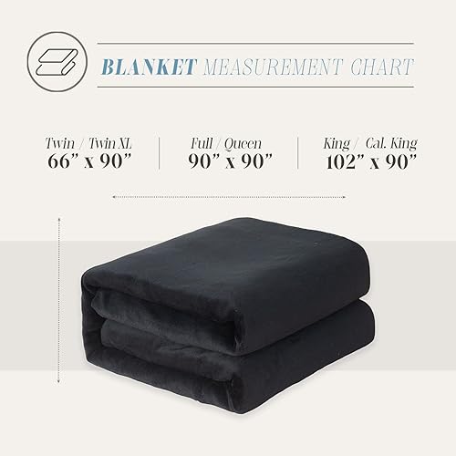 Miniatura 3 de Elegant Comfort Manta de Lujo con Sensación de Terciopelo, Manta Ligera para Todas las Estaciones, Ultra Suave, de Felpa de Forro Polar de Franela