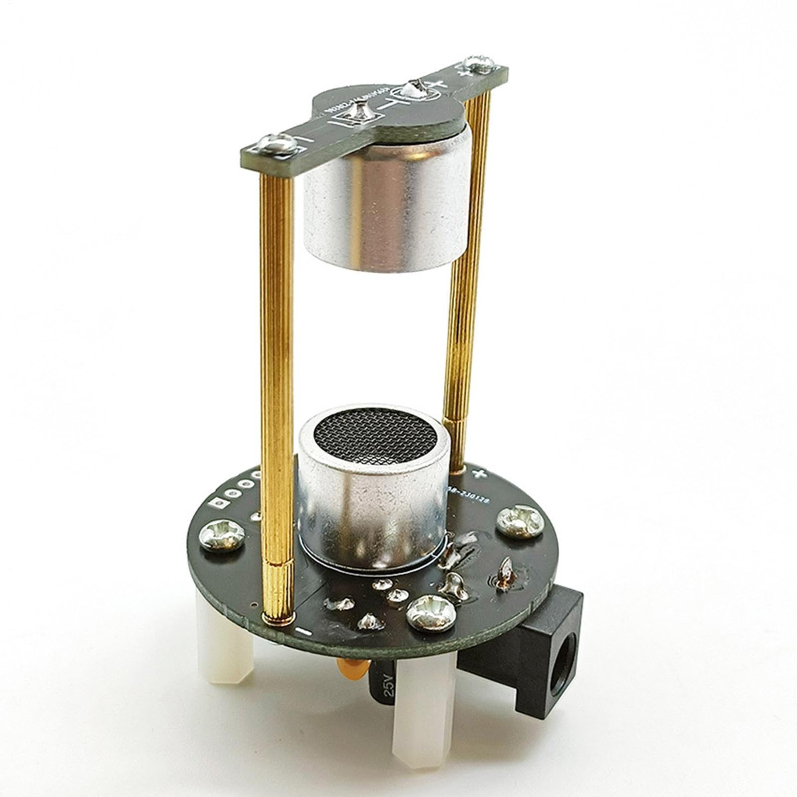 Juego de Bricolaje de levitador ultrasónico: Kit de ensamblaje de producción electrónica, Controlador de Onda estacionaria de transductor Que Incluye Perlas de Espuma y Conector de CC, Proyecto d
