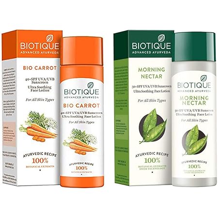 biotique carrot sunscreen
