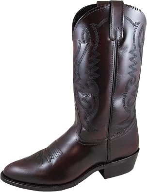 Smoky Mens Denver Round Toe Brown Boots 14EE