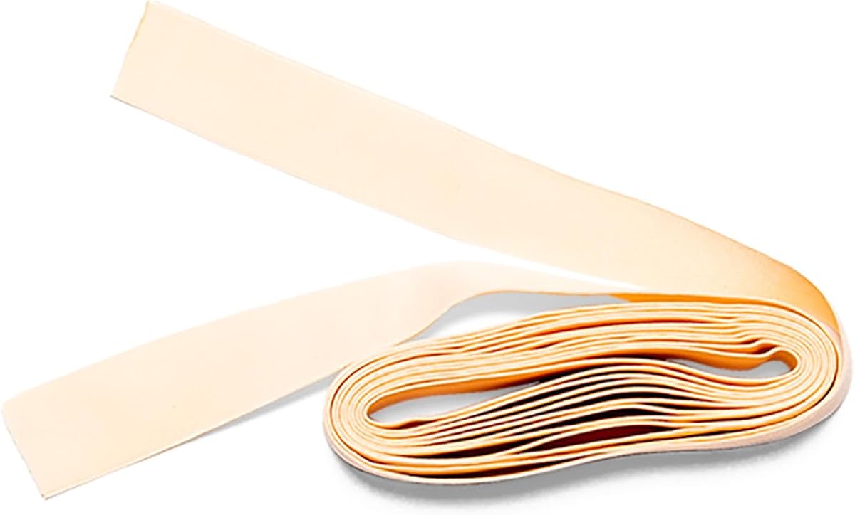 So Danca Professional Quality Ballet Pointe Shoe Ribbons, 7/8" Wide Stretch Matte, 3 Yards, Pink - AC18