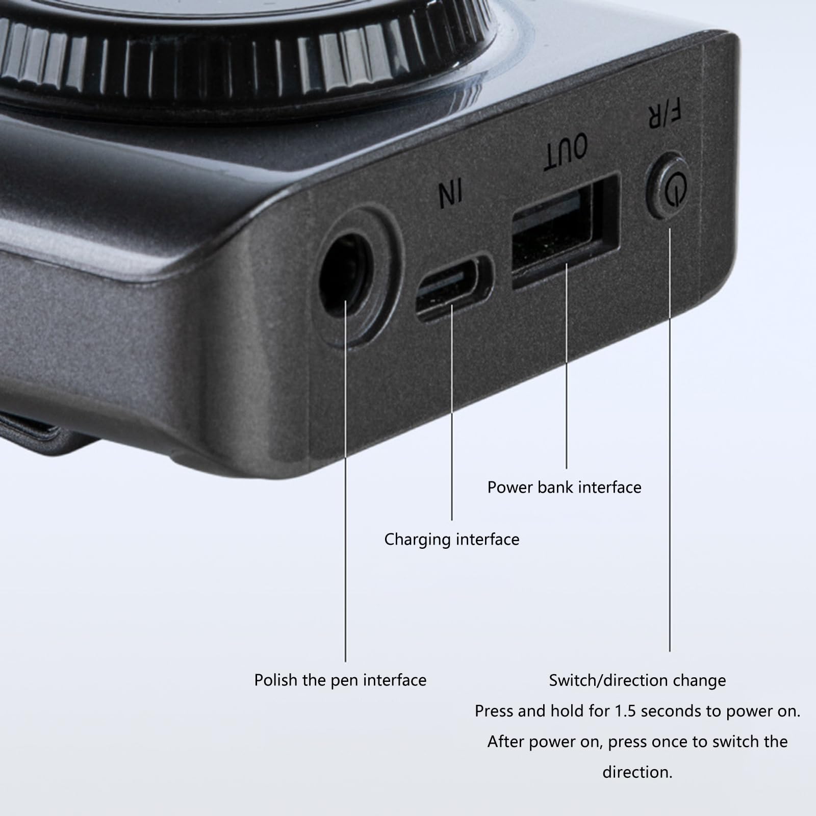 Taladro eléctrico profesional para uñas acrílicas con 6 brocas y accesorios de fácil cuidado, velocidad ajustable