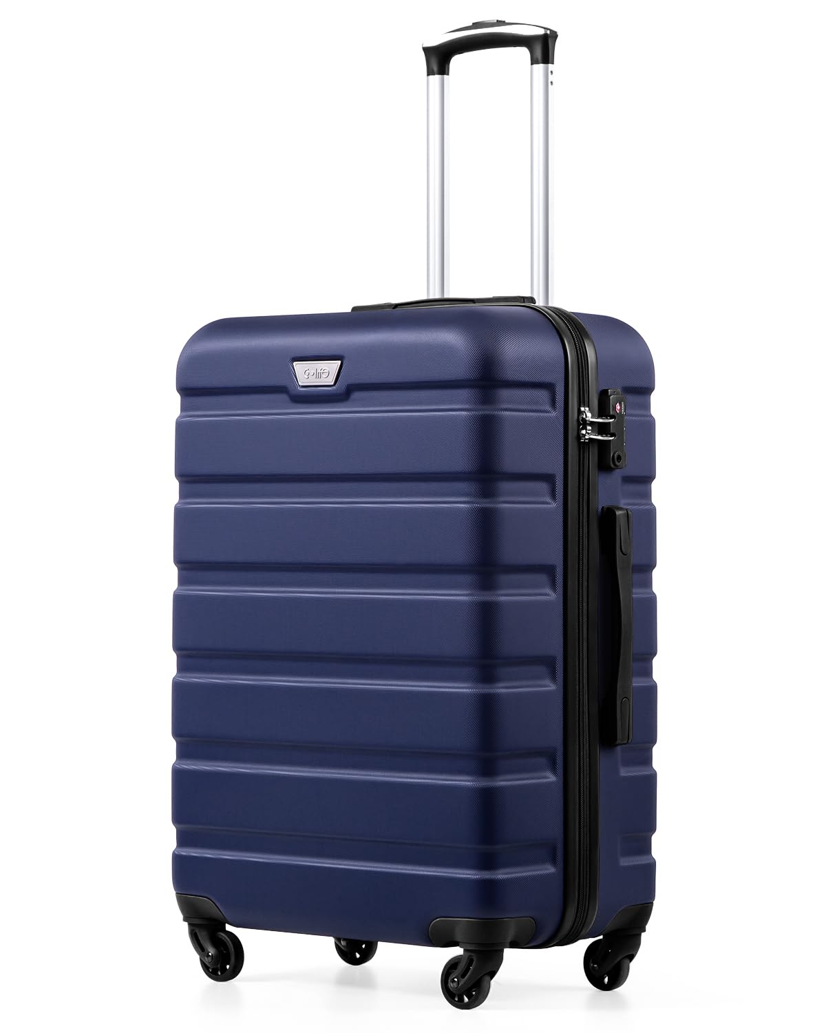COOLIFE Hartschalen-Koffer Trolley Rollkoffer Reisekoffer ardschale Boardcase Handgepäck mit TSA-Schloss und 4 Rollen