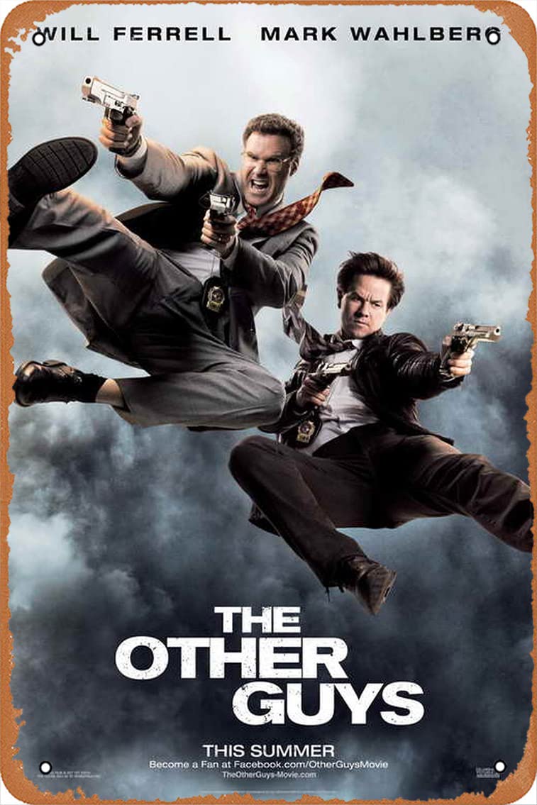 Retro Metal Tin Sign The Other Guys Movie Poster Home Bar Shop Decorations Coffee Vintage Sign Gift 8X12 Inch