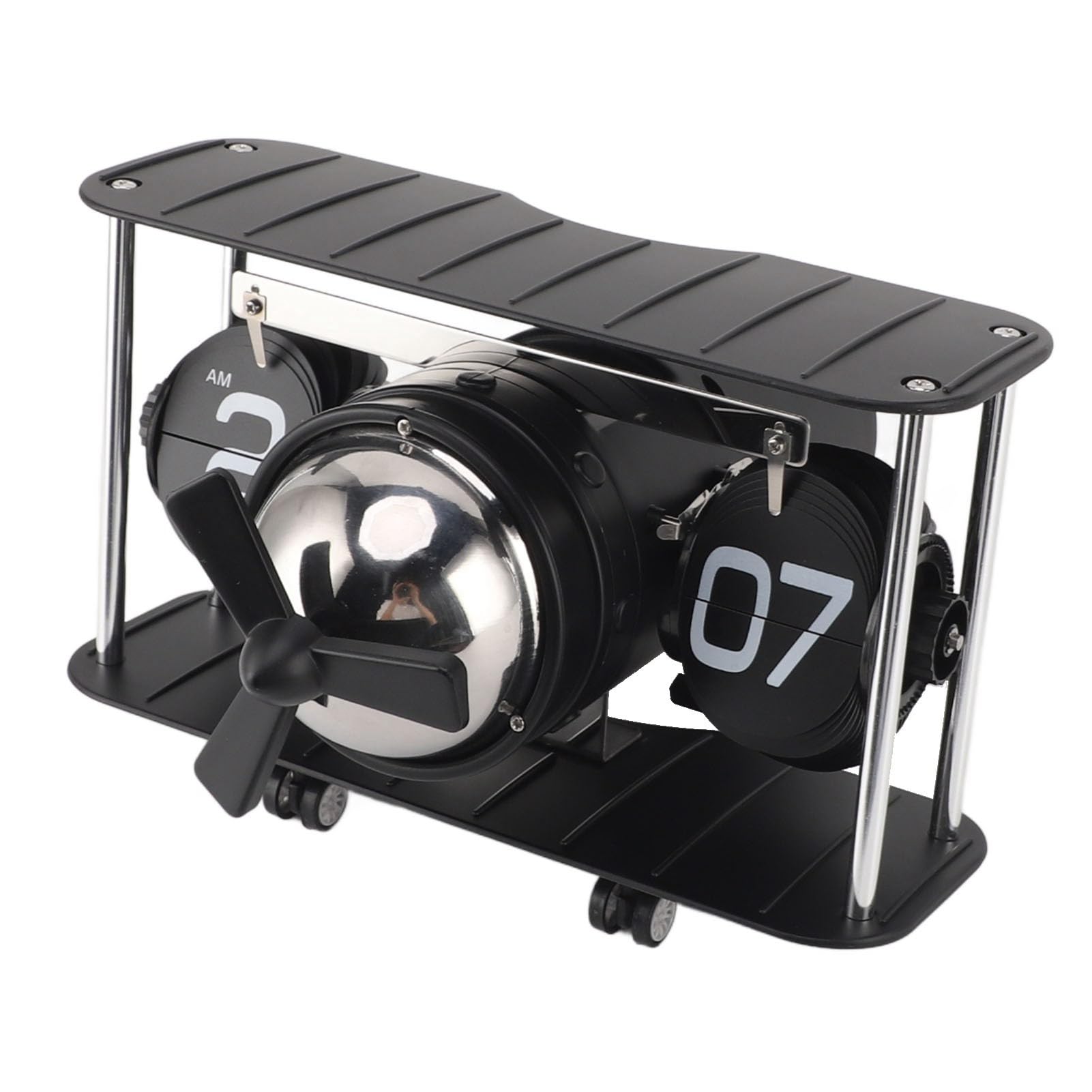 VGEBY Orologio Aereo Flip con Funzione di Temporizzazione (BLACK)