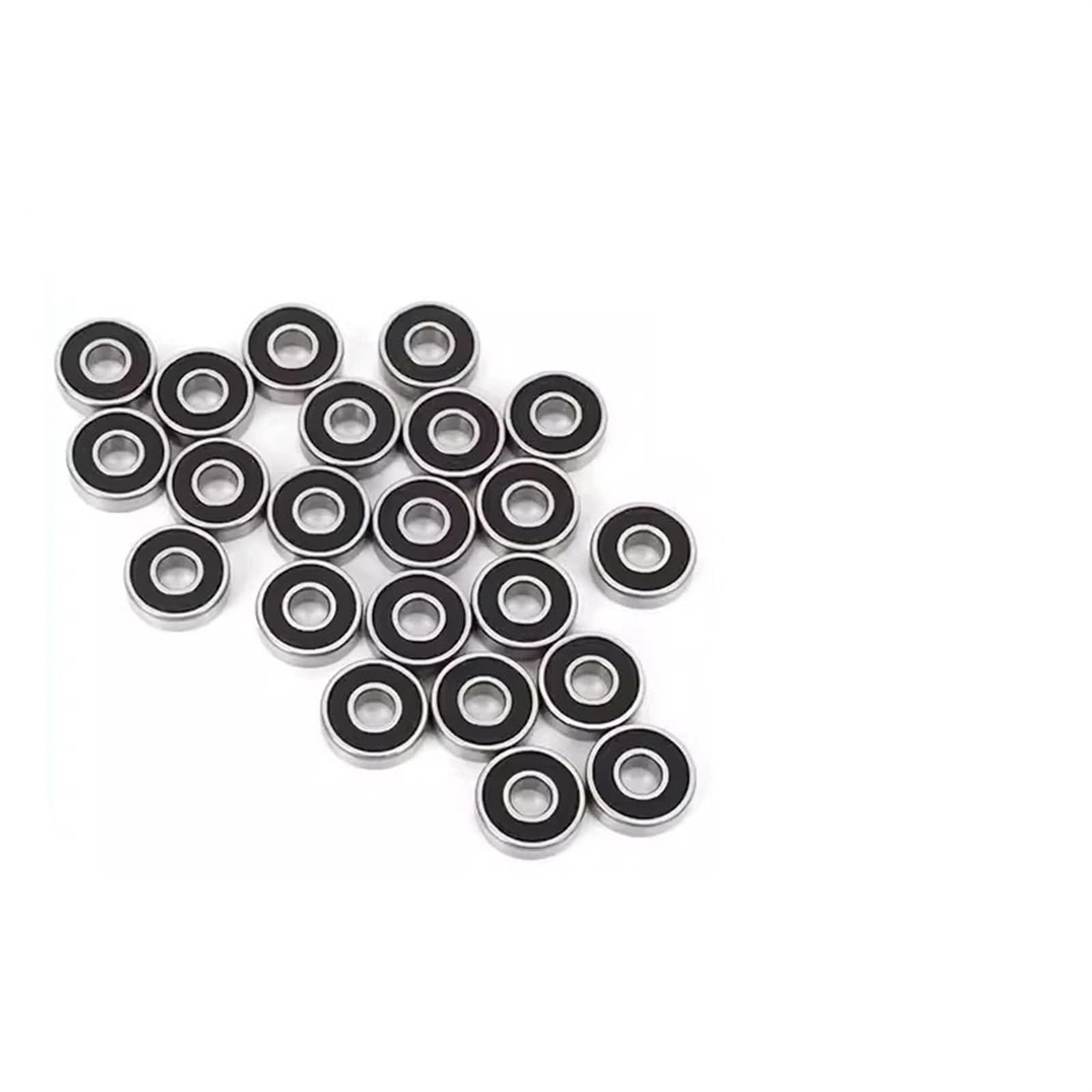 TSWASWUGP Miniature Deep Groove Ball Bearing 604 605 606 607 608 609 623 624 625 626 627 628 629ZZ 2RS(608 8x22x7mm)