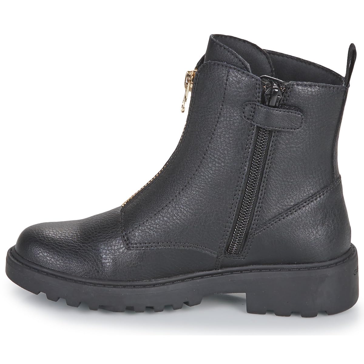 Geox J Casey Girl Ankle Boot, Black, 2.5 UK