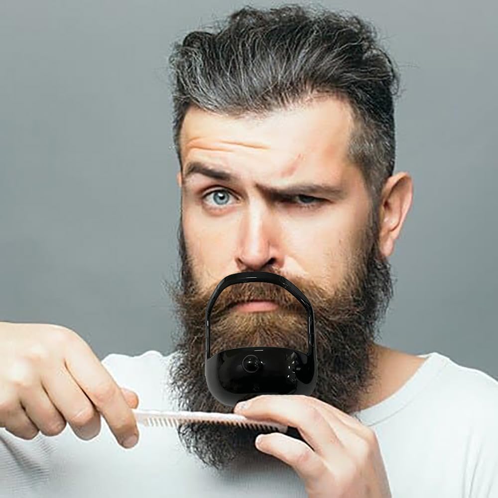 5 Pezzi modelli da barba per pizzetto Pizzetto Trimmer Modello Modello per Lo Styling Della Barba per il Taglio Simmetrico Della Barba da Uomo