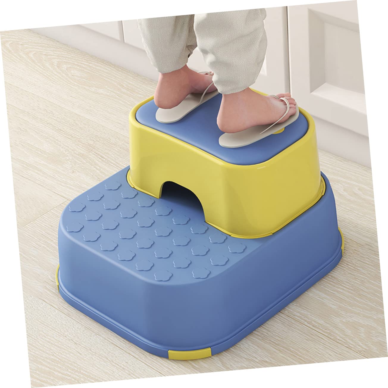 HANABASS Stool for Bathroom Kitchen Safety Foot Stool Non Slip Design for Potty Training Reaching Sinks