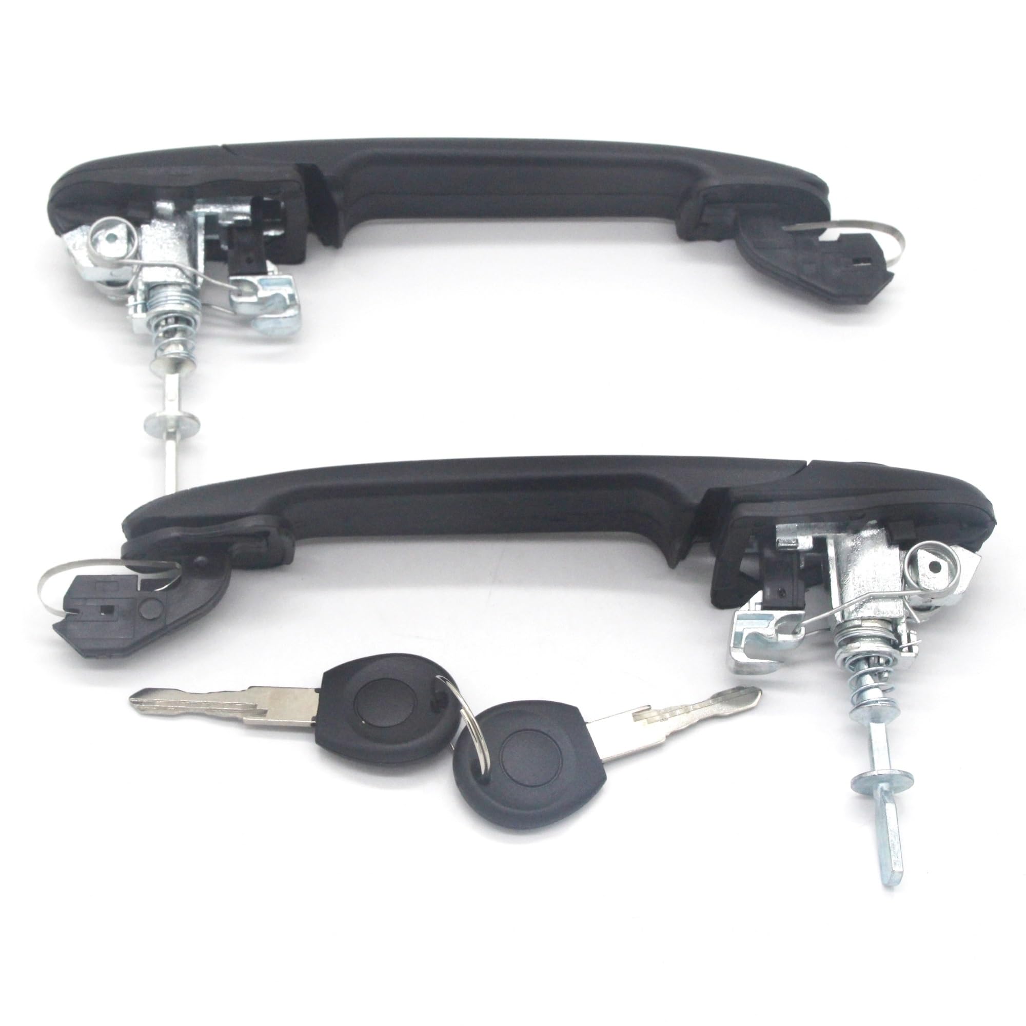 Tingyus One Color Car Outer Door Handle For Seat For Alhambra 1996-2010 Front Left Right Door Handle With 2 Same Keys 6N0837207 6N0837207c 6N0837207d