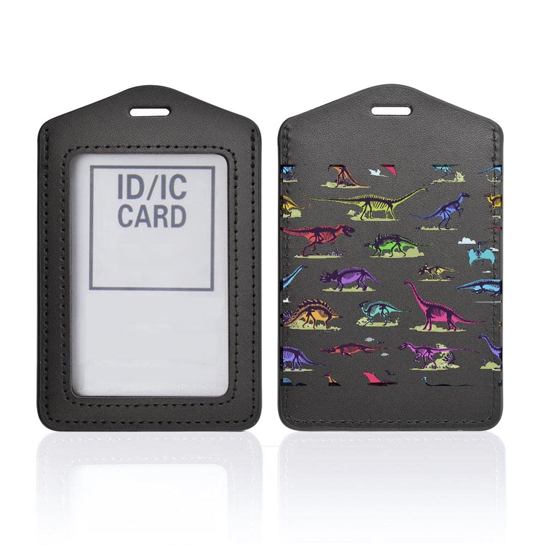 Igcase Leather Pass Case IC Card Holder Neck Strap Black Commuter Japan