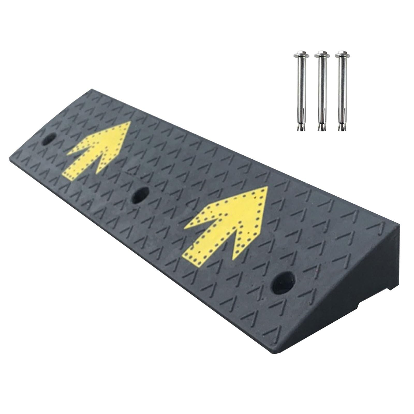 Rampa Moto, Salva Escalones, Rampas para Coche, Rampa De Umbral De Goma Resistente, Rampas De Entrada Portátiles, for Muelle De Carga, Garaje, Acera, Automóviles, Sillas De Ruedas, Cortacésped (Color