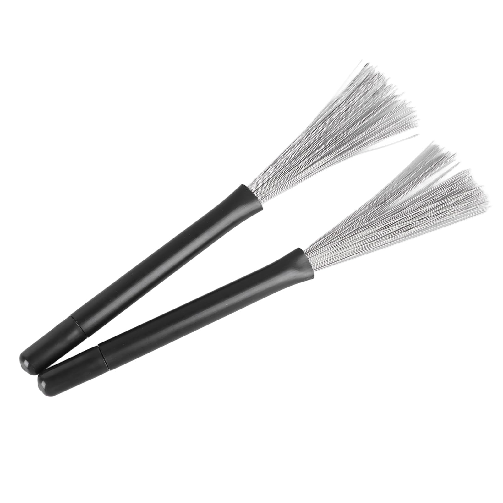 Telescopic Drumsticks, Comfort Grip Wire Drum Brush Set, 2 Pieces, Easy for Percussion Instruments