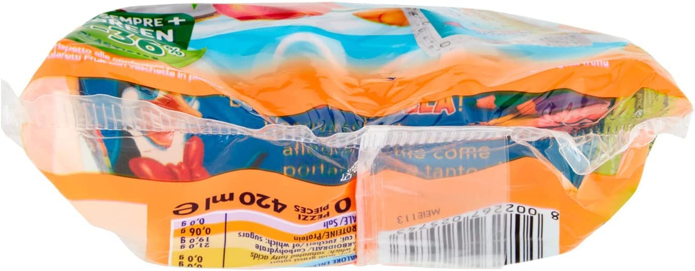 4X Dolfin Polaretti Happy Summer Nuovi Ghiaccioli al Gusto di Pesca, Anguria, Cocco e Cola 420ml (2024)