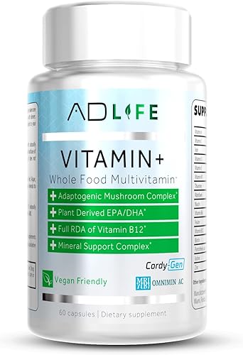 Miniatura 1 de Project AD Vitamin+ Suplemento multivitamínico multimineral antioxidante, energético y apoyo inmunológico. (60 porciones)