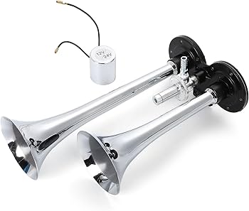 Amazon | calm wish ヤンキー ホーン エアー クラクション ラッパ 2連