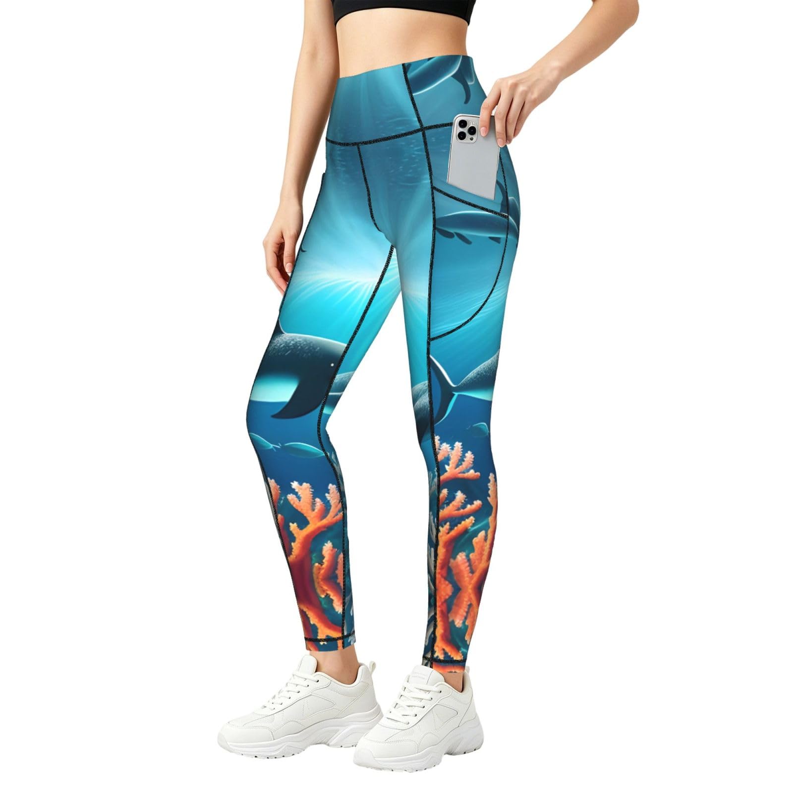 Leggings elásticos suaves de mujer para yoga entrenamiento y gimnasio con cintura alta 8