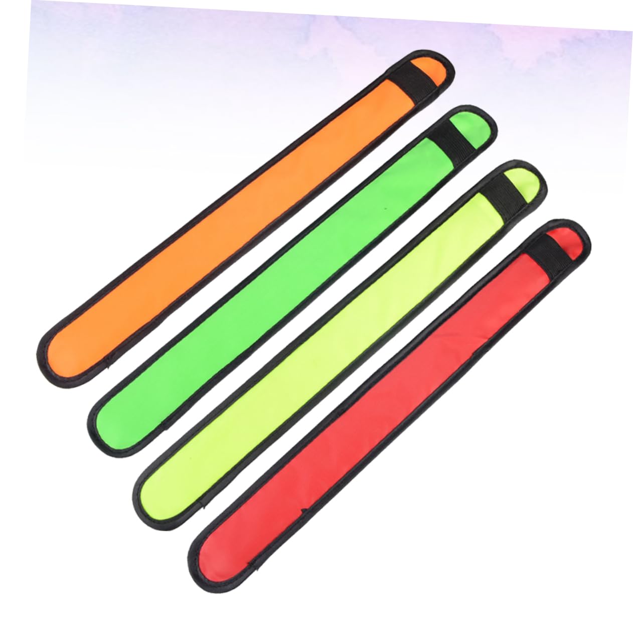 ibasenice Bracciali LED Luminosi per Sicurezza Notturna Braccialetti Ricaricabili per Corsa Camminata E Escursionismo Giallo 4 * 2