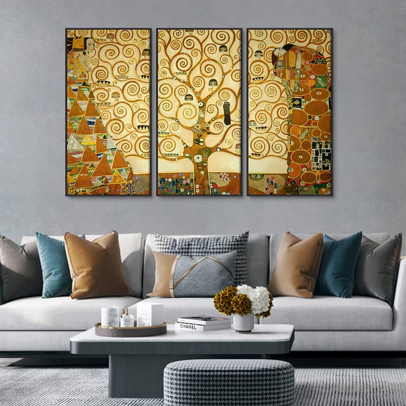 Amazon.co.jp: クリムト アートパネル 3枚セット 飾り絵 Gustav Klimt 