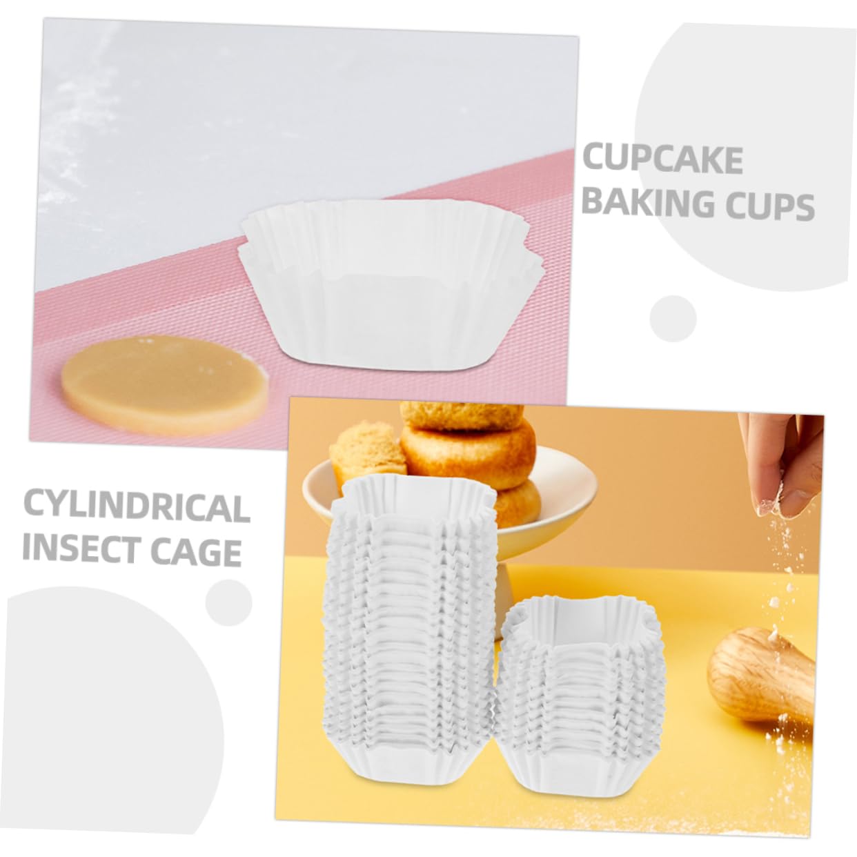 2000 Piezas Taza De Pastel Cuadrada Envoltorios De Papel Para Cupcakes De Calidad Alimentaria Para Hornear Muffins Medianos Soportes De Papel Para Postres Para Cupcakes
