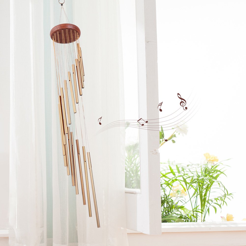 Campanas de viento de 18 tubos de aluminio para decoracion de balcon