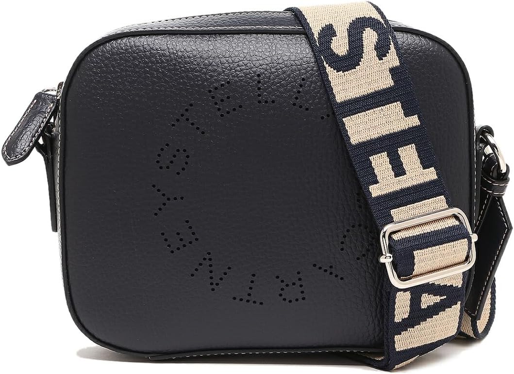 フランシュリッペ うさぎのしかくBAG 小 ナチュラル 紺ドット