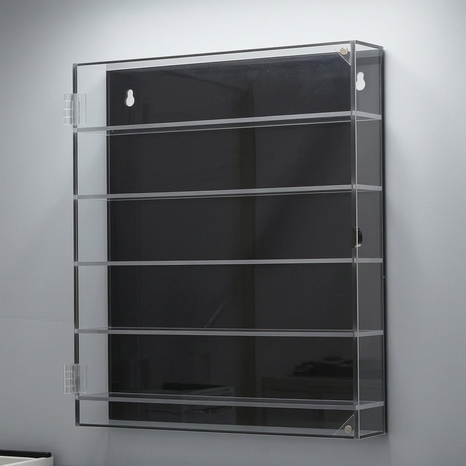 Mehrstufig Vitrine mit Mehreren Fächern Wandvitrine, mehrstöckig, Tischvitrine, für Büro, Schlafzimmer, Hobbybastler