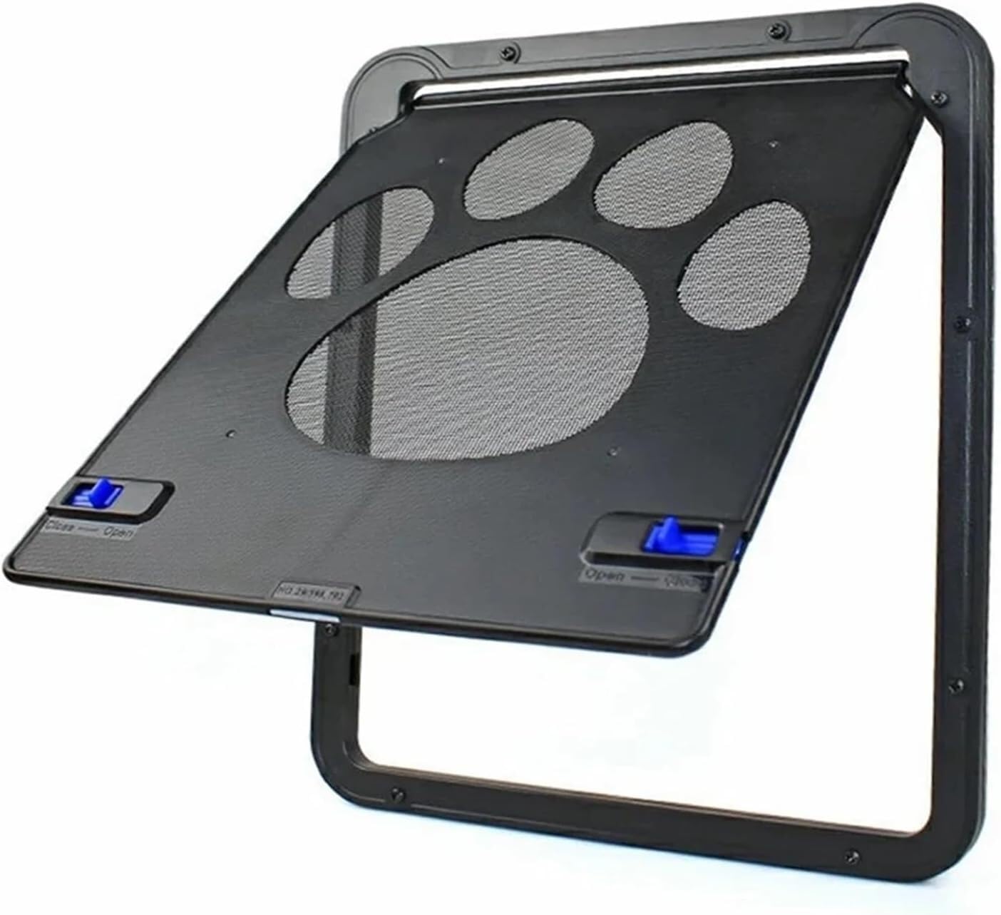 JvFbjLF Pet Door For Screen Windows, Lockable, Magnetic