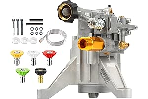 7/8 Shaft Vertical Pressure Washer Pump 3000 PSI Powerful Spray
