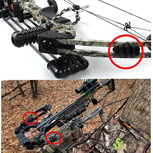 Xilang 2 pcs Compound Bow Limb Dampeners Archery Bow Stabilizer