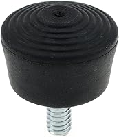 Vista 4 de Pies de trípode de goma antideslizante de 3 piezas, accesorios de fotografía de 1/4", color negro