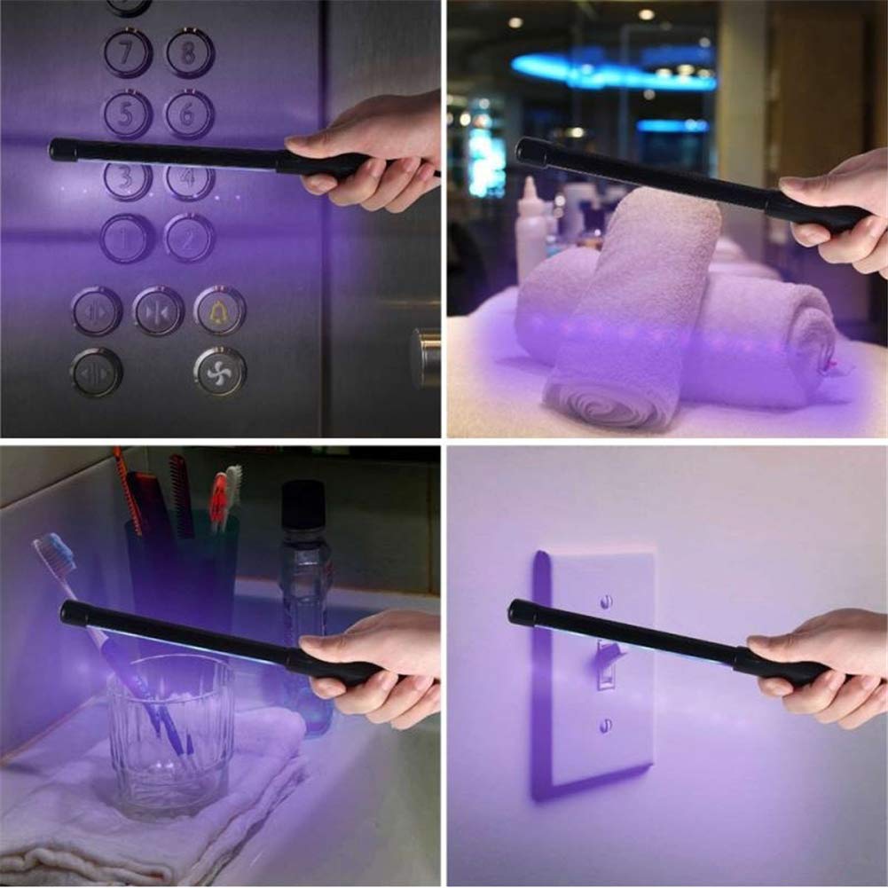 3W de la lámpara UV, UVC esterilizador luz ultravioleta USB portátil de iluminación LED inicio Mejora de Cuidados en el hogar Iluminación de interior,2 PCS