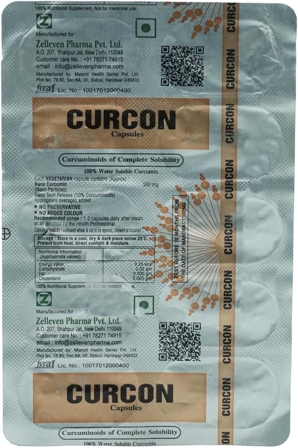 Curcon - Strip of 10 Capsules