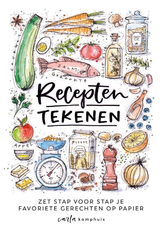 Livre de dessin de cuisine pour illustrer vos recettes préférées pas à pas