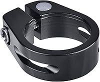 Vista 12 de Azarxis Abrazadera de poste de asiento de bicicleta de liberación rápida de aleación de aluminio para tija de sillín de bicicleta Clip de 1.126 in