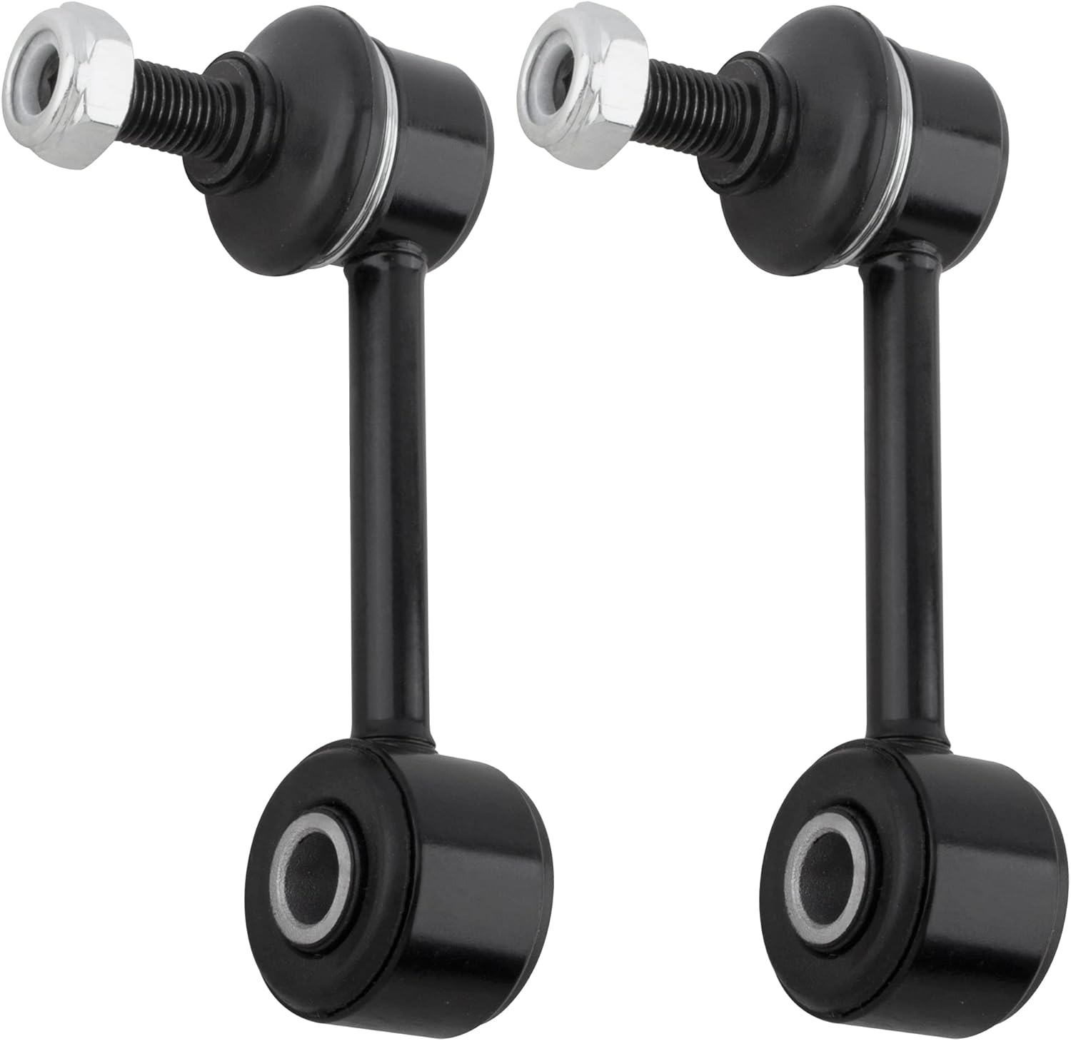 BOXI 4pc Rear Sway Bar End Links and Front Stabilizer Bar Link Kit K90363 K90371 K90372 Suspension Stabilizer Bar Link for Kia Spectra 2000-2003 & 2004 1.8L Front Rear Sway Bar Link Kit