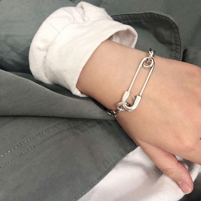 バレンシアガ シルバー 安全ピンブレスレット BALENCIAGA (バレンシアガ) Safety Pin Bracelet セーフティピン