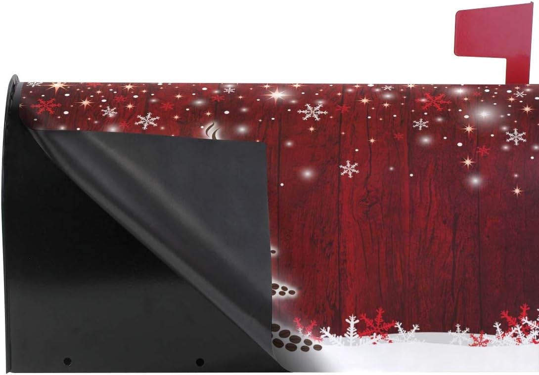 senya Home Garden Christmas Tree Magnetic Mailbox Cover Standard
