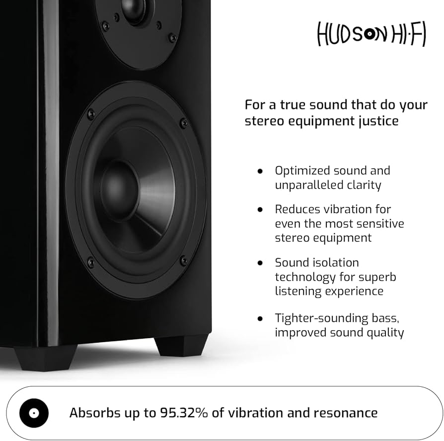 Sound Addicted SubCone Isolation Feet - Improve Subwoofer And Speaker Performance