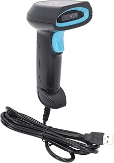 USB Wired High Accuracy CCD Bar Code Reader, Fast Decoding, Sturdy Construction, Suitable for Supermarket Express Delivery Warehouse