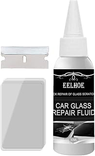 Windshield Repair Resin | Windshield Crack Repair Kit - 30ml Auto Glass Repair Fluid Solution, Car Scratch Remover, Window Screen Repair Kit, Windshield Chip Repair Kit Nwch-au