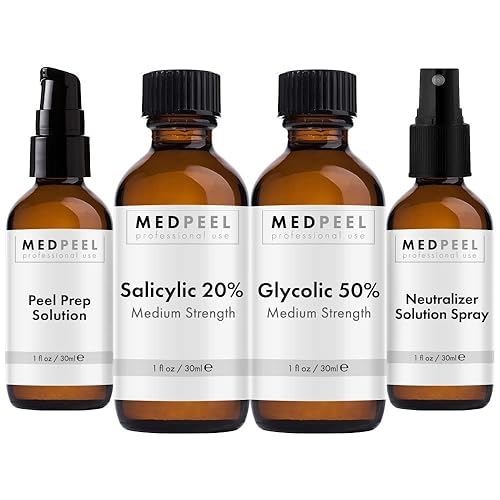 medpeel Alpha Beta Peel medio Set20 Salicílico 1oz 50 glicólico 1oz