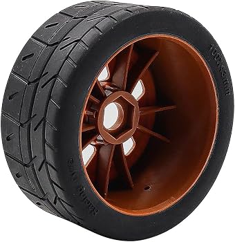 Lot De 4 Pneus De Drift Alnicov – 100 Mm, Adaptés Aux Voitures RC échelle 1/8 Et 1/7, Avec Moyeux Hexagonaux